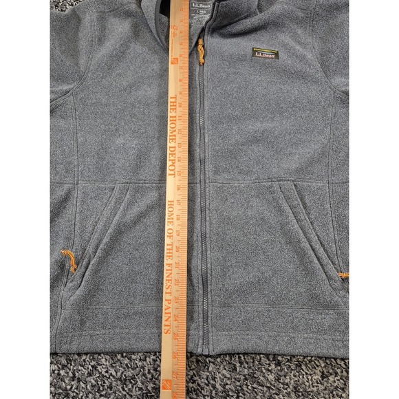 LL Bean Jacket Men's L Mountain Classic Fleece Full Zip Pockets‎ Outdoor 504674 - Picture 6 of 9